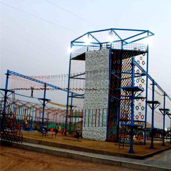 Rope Course With Multi Activity Tower